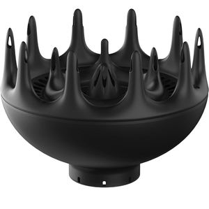 Xtava Black Orchid Hair Diffuser - for Blow Dryers with 1.8 inch Diameter Nozzle